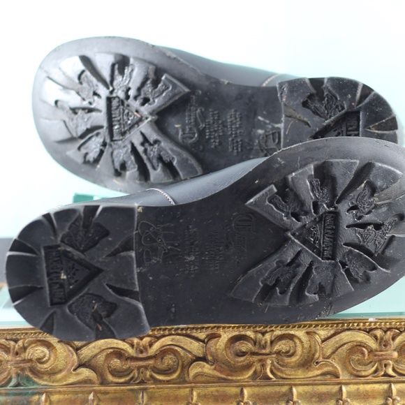 John Fluevog Black Leather D.D.F.T Shoes Angels - Picture 12 of 16